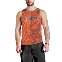 Custom World Football 2026 Netherlands Men Tank Top Holland Oranje Dutch Lion - Wonder Print Shop