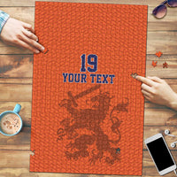 Custom World Football 2026 Netherlands Puzzle Holland Oranje Dutch Lion - Wonder Print Shop