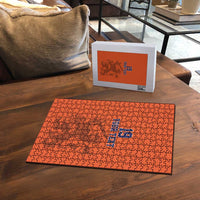 Custom World Football 2026 Netherlands Puzzle Holland Oranje Dutch Lion - Wonder Print Shop