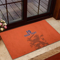 Custom World Football 2026 Netherlands Rubber Doormat Holland Oranje Dutch Lion - Wonder Print Shop