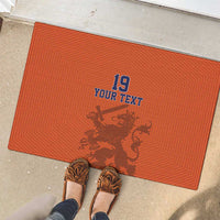 Custom World Football 2026 Netherlands Rubber Doormat Holland Oranje Dutch Lion - Wonder Print Shop
