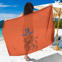 Custom World Football 2026 Netherlands Sarong Holland Oranje Dutch Lion - Wonder Print Shop