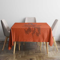 Custom World Football 2026 Netherlands Tablecloth Holland Oranje Dutch Lion - Wonder Print Shop