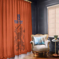 Custom World Football 2026 Netherlands Window Curtain Holland Oranje Dutch Lion - Wonder Print Shop