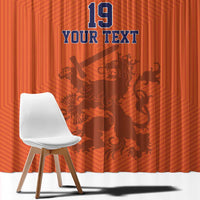 Custom World Football 2026 Netherlands Window Curtain Holland Oranje Dutch Lion - Wonder Print Shop