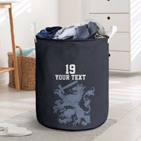 Custom World Football 2026 Netherlands Laundry Basket Holland Navy Dutch Lion - Wonder Print Shop