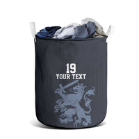 Custom World Football 2026 Netherlands Laundry Basket Holland Navy Dutch Lion - Wonder Print Shop