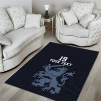 Custom World Football 2026 Netherlands Area Rug Holland Navy Dutch Lion - Wonder Print Shop