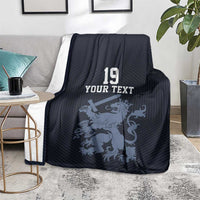 Custom World Football 2026 Netherlands Blanket Holland Navy Dutch Lion - Wonder Print Shop