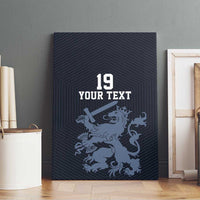 Custom World Football 2026 Netherlands Canvas Wall Art Holland Navy Dutch Lion - Wonder Print Shop