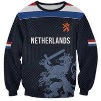 Custom World Football 2026 Netherlands Sweatshirt Holland Navy Dutch Lion - Wonder Print Shop