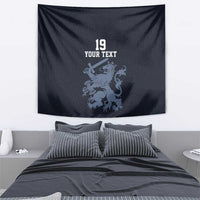 Custom World Football 2026 Netherlands Tapestry Holland Navy Dutch Lion - Wonder Print Shop