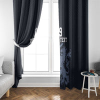 Custom World Football 2026 Netherlands Window Curtain Holland Navy Dutch Lion - Wonder Print Shop