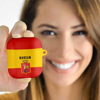 Warsaw Capital of Poland AirPods Case Royal Syrenka Heraldic Design