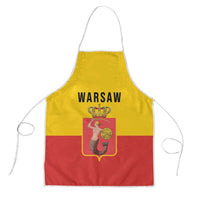 Warsaw Capital of Poland Apron Royal Syrenka Heraldic Design