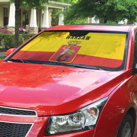 Warsaw Capital of Poland Auto Sun Shade Royal Syrenka Heraldic Design