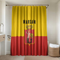 Warsaw Capital of Poland Bathroom Set Royal Syrenka Heraldic Design