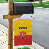 Warsaw Capital of Poland Garden Flag Royal Syrenka Heraldic Design