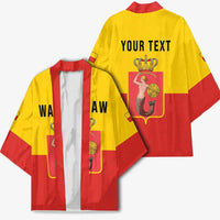 Personalized Warsaw Capital of Poland Kimono Royal Syrenka Heraldic Design
