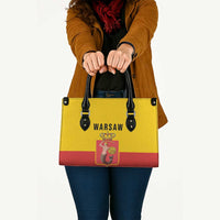 Warsaw Capital of Poland Leather Bag Royal Syrenka Heraldic Design