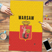 Warsaw Capital of Poland Puzzle Royal Syrenka Heraldic Design