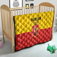 Warsaw Capital of Poland Quilt Royal Syrenka Heraldic Design