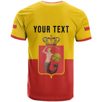 Personalized Warsaw Capital of Poland T Shirt Royal Syrenka Heraldic Design