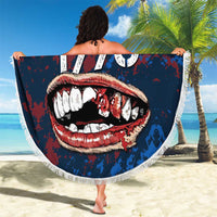USA Ice Hockey Beach Blanket Losing Teeth and Winning Wars Since 1776