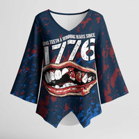 USA Ice Hockey Kimono Sleeve Blouse Losing Teeth and Winning Wars Since 1776