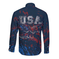 USA Ice Hockey Long Sleeve Button Shirt Losing Teeth and Winning Wars Since 1776