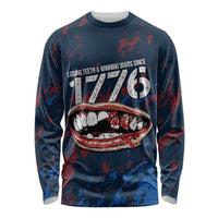 USA Ice Hockey Long Sleeve Shirt Losing Teeth and Winning Wars Since 1776