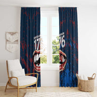 USA Ice Hockey Window Curtain Losing Teeth and Winning Wars Since 1776