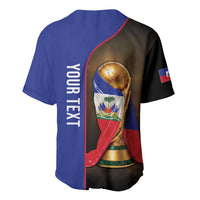 Personalized Afro Haiti Football 2026 Baseball Jersey Trophy Flag Pride Art