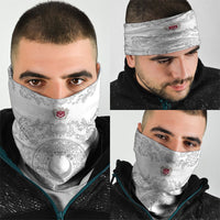 World Football 2026 Turkey Neck Gaiter Crescent Stars Ottoman Baroque White Version