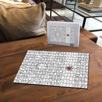 World Football 2026 Turkey Puzzle Crescent Stars Ottoman Baroque White Version