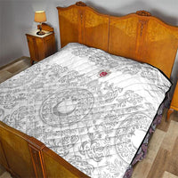 World Football 2026 Turkey Quilt Crescent Stars Ottoman Baroque White Version