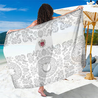 World Football 2026 Turkey Sarong Crescent Stars Ottoman Baroque White Version