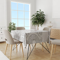 World Football 2026 Turkey Tablecloth Crescent Stars Ottoman Baroque White Version