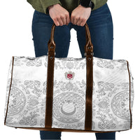 World Football 2026 Turkey Travel Bag Crescent Stars Ottoman Baroque White Version