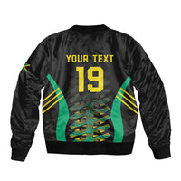 Custom Afro-Jamaicans Football Bomber Jacket Reggae Boyz Tribal Glory
