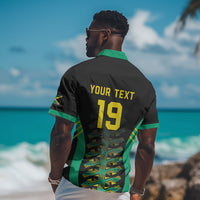 Custom Afro-Jamaicans Football Hawaiian Shirt Reggae Boyz Tribal Glory