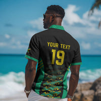 Custom Afro-Jamaicans Football Hawaiian Shirt Reggae Boyz Tribal Glory LT19