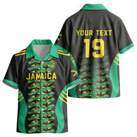 Custom Afro-Jamaicans Football Kid Hawaiian Shirt Reggae Boyz Tribal Glory LT19