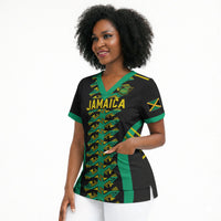 Custom Afro-Jamaicans Football Scrub Top Reggae Boyz Tribal Glory