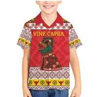 Personalized Romania Christmas Family Matching Mermaid Dress and Hawaiian Shirt Romanian Carpet The Goat Dance - Wonder Print Shop