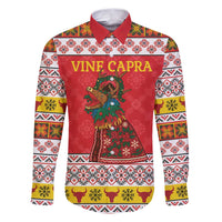 Personalized Romania Christmas Family Matching Puletasi and Hawaiian Shirt Romanian Carpet The Goat Dance - Wonder Print Shop