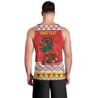 Personalized Romania Christmas Men Tank Top Romanian Carpet The Goat Dance - Wonder Print Shop