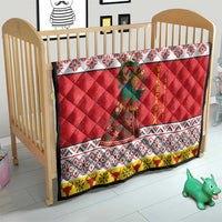 Personalized Romania Christmas Quilt Romanian Carpet The Goat Dance - Wonder Print Shop