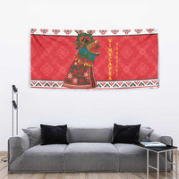 Personalized Romania Christmas Tapestry Romanian Carpet The Goat Dance - Wonder Print Shop