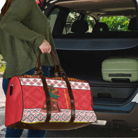 Personalized Romania Christmas Travel Bag Romanian Carpet The Goat Dance - Wonder Print Shop